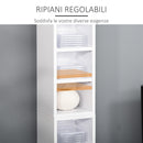 Set 2 Librerie Scaffale porta CD e DVD 21x22,5x88,5 cm a 12 Ripiani Totali per 204 CD    