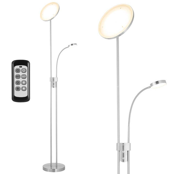 Lampada PIantana da Terra Touch LED 36W 2000Lm 2 Luci Dimmerabile + Telecomando acquista