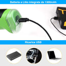 Forbici Cesoie Sfoltirami Elettrico a Batteria Tagliaerba Tagliasiepi USB 2 Lame-5