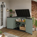Baule da Esterno Keter Darwin Store-it-Out 140x80x120 cm in Evothech+ Verde 