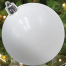 Set 24 Palle di Natale Ø7 cm Bianche per Alberi