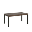 Tavolo Allungabile 120/380x90 cm Everyday Premium Noce Gambe Antracite      