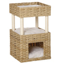 Cuccia per Gatti 40x40x70 cm in Legno Legno