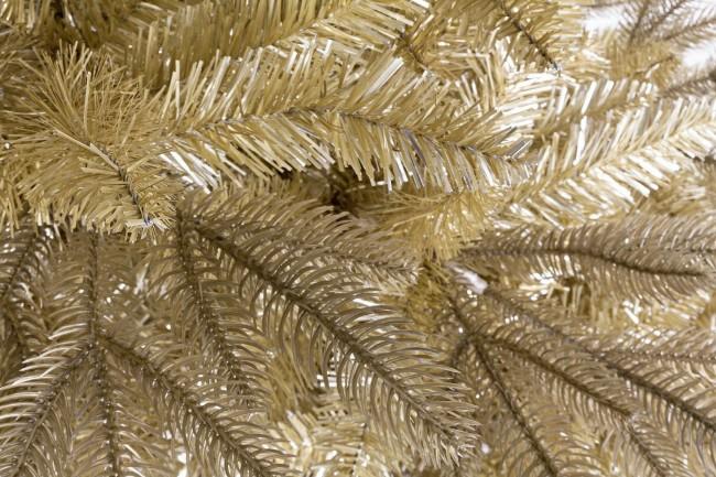 Albero di Natale Artificiale Oro Varie Misure