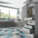 Cassetto Esterno Concept 30 Kg H138 mm P 500 Grigio Antracite Acciaio Emuca