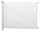 Portail enfant Barrière de protection rétractable 130x8x88 cm Fadi Blanc