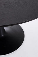 Tavolo Ø120x75h cm Bloom Nero