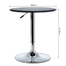 Tavolino da Bar Ø63 cm con Altezza Regolabile 