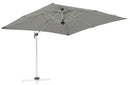 Ombrellone da Giardino Decentrato in Alluminio 3x3m Vorghini Grigio Chiaro