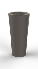 Vaso Ø37,5x102 cm in Resina Arkema Tondo 102 Dove Grey