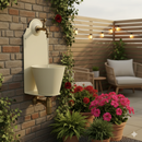 Fontana a Parete da Giardino con Rubinetto Belfer 42/PR Avorio