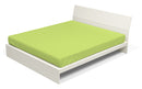 Lenzuolo Sotto con Angoli ed Elastico Tinta Unita Verde Acido