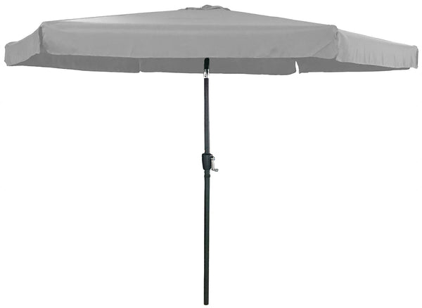 Parasol de jardin 3x3m en métal et polyester gris acquista
