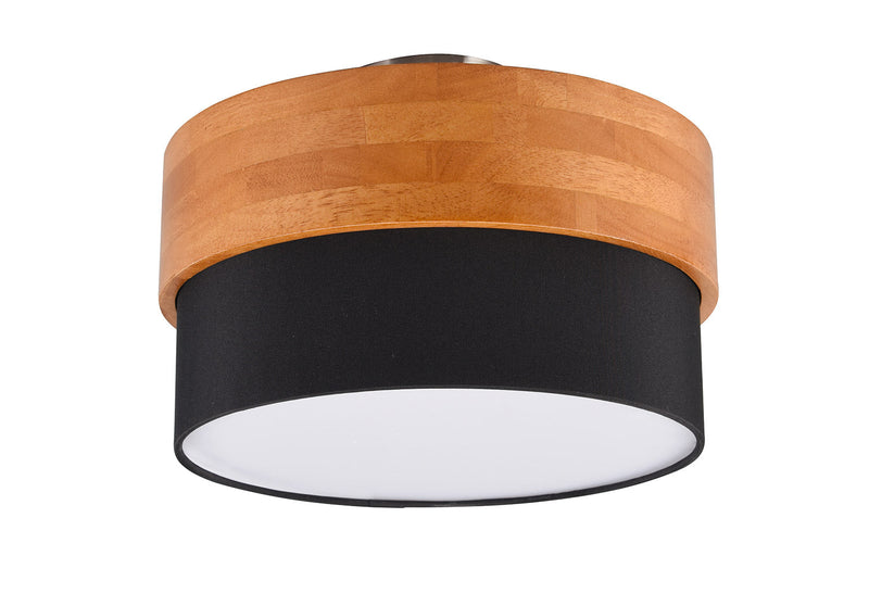 Plafoniera da Interno Attacco E14 in Metallo Nichel Satinato 