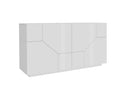 Credenza 4 Ante 220,1x43x86 cm Alien Bianco Lucido