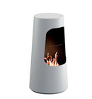 Camino a Bioetanolo da Pavimento Ø50x96 cm 2500W 2L Dubai Bianco