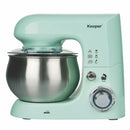 Impastatrice Planetaria 5 Litri 6 Velocità 1300W Ciotola in Acciaio Kooper Atena Verde Chiaro