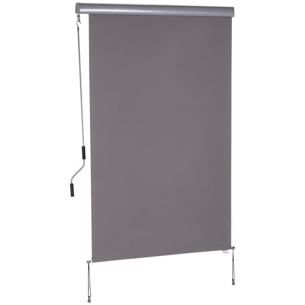 acquista Auvent enroulable au plafond 120x200 cm avec manivelle grise