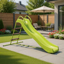 Scivolo da Giardino per Bambini 95x185x105 cm in Acciaio Verde