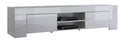 Mobile TV 2 Porte 2 Nicchie 190x50x45cm TFT  Eos Bianco Lucido