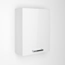 Pensile da Bagno 1 Anta Push 35x18x47,5 cm in Legno TFT Samoa Bianco Lucido