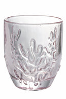 Set 6 Bicchieri Acqua in Vetro 340 ml Villa d'Este Home Tivoli Coral Provence