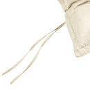 Cuscino per Sedie da Giardino 100x50 cm in Poliestere Crema