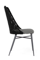Set 2 Sedie 54x57x90h cm Tablita Antracite 