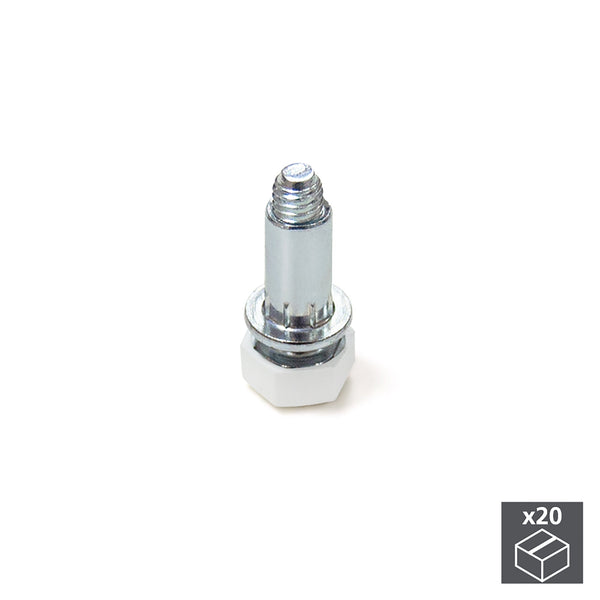 Emuca M6 Base Hexagonale Pied de Meuble Réglage 18 mm Acier 20 Pièces prezzo