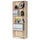 Bibliothèque 5 étagères 60x30x189 cm en bois MDF naturel
