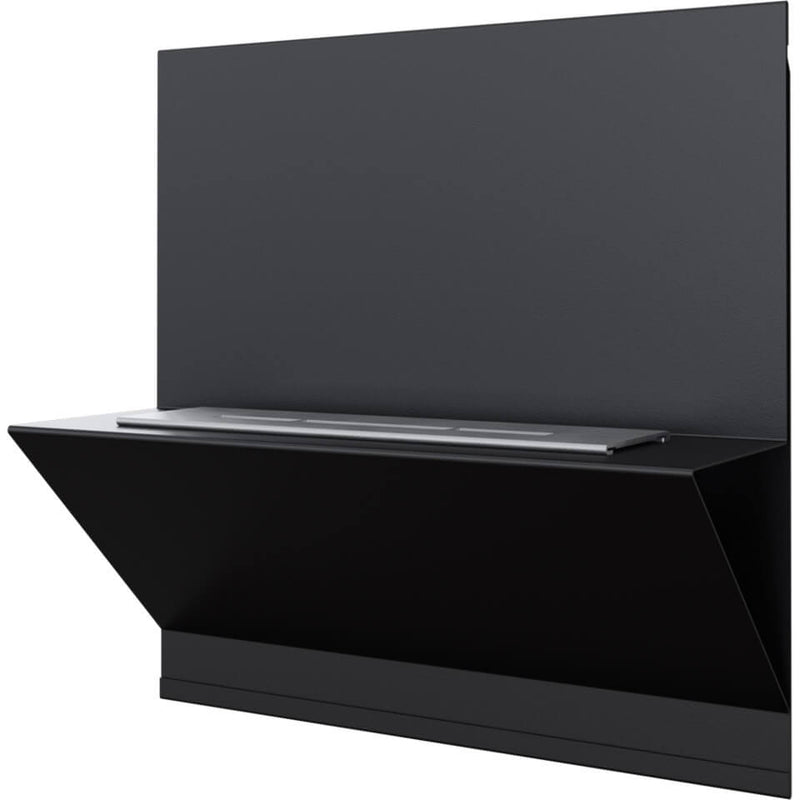 Camino a Bioetanolo da Parete 45x45x15,2 cm Flig Malibù Nero