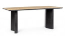 Tavolo Rettangolare Fisso 200x45x85 cm Stanwood in Legno