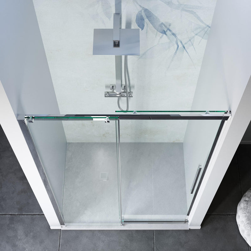 Porta Parete Doccia 1 Anta Scorrevole in Cristallo Trasparente 8mm H200 Bonussi Eliane Varie Misure