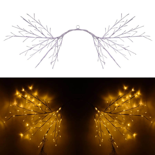 Guirlande lumineuse de Noël 144 LED 130x80 cm Blanc chaud pour extérieur Adami acquista