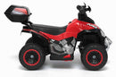 Mini Quad Elettrico per Bambini 6V Kid Go Deluxe Rosso
