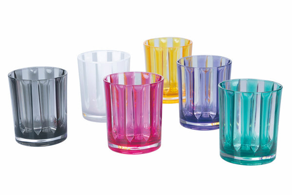 sconto Lot de 6 verres à eau en acrylique 436 ml Villa d'Este Home Tivoli