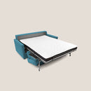 Divano Letto 2 Posti 176x102x97 cm in Tessuto Azzurro