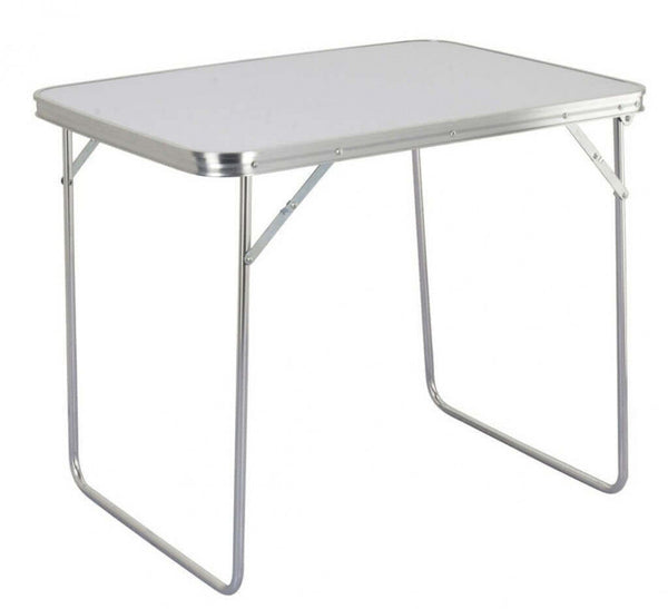Table basse 80x60x69 h cm en Acier Blanc sconto