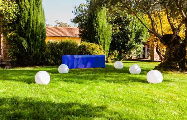 sconto Panca da Esterno Seduta Modulare 120x50 cm in Resina Arkema Althea Bianco