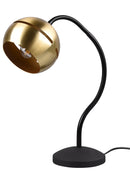 Lampada da Tavolo da Interno Attacco E14 in Metallo Ottone Opaco