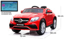 Macchina Elettrica per Bambini 12V Mp4 con Licenza Mercedes GLE 63 AMG Coupè Rossa