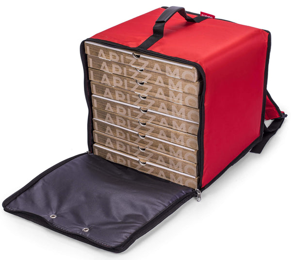 prezzo Sac à Dos Sac Thermique pour Pizzas à Emporter 10 Cartons Safemi Fast 10 Rouge