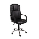 Sedia da Ufficio Direzionale in Similpelle Vandi Directory Nera
