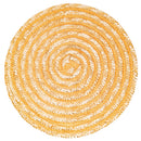 Set 6 Tovagliette Ø38 cm  in Paglia e Carta VdE Tivoli 1996 Spiral