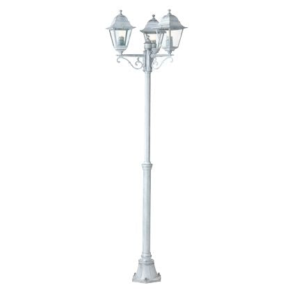 Lampe Pole Trois Lumières Blanc et Argent pour Outdoor Line Old Sovil online