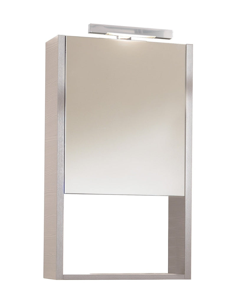 Specchiera 1 Anta in Melaminico 52x18x75cm TFT Giava Pino Bianco