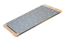 Tagliere da Cucina 48X21,5 cm In Legno e Acciaio Giusto