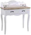 Tavolo Scrittoio 2 Cassetti in Legno Country