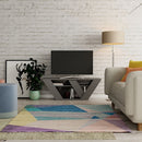 Mobile TV Moderno 1 Ripiano 110x30x40 cm in MDF Pipralla Antracite