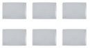 Set 6 Tovagliette 30x45 cm in Pvc Villa d'Este Home Tivoli Stripes
